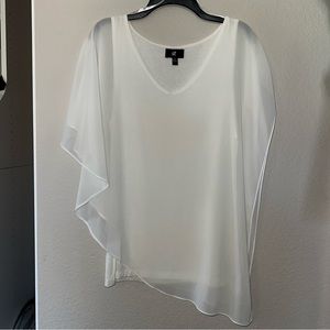 Brand: iZ Byer. Blouse. Size: XL. Color: Cream. polyester; rayon and spandex.
